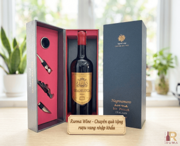 Quà tặng sang trọng HPK 1 chai vang Ý Gianluca
