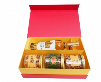 Hộp quà tặng tết rượu vang Pháp Louis Frontera trắng