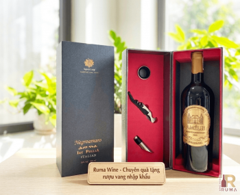 Quà tặng sang trọng HPK 1 chai vang Pháp Amelie