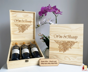 Quà tặng cao cấp 3 chai vang Pháp Chevalier