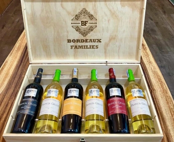 Quà tặng cao cấp 6 chai rượu vang Pháp Francis Gillot