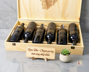 Quà tặng cao cấp 6 chai vang Chile La Roca Reserva