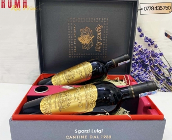 Quà tặng hộp 2 chai rượu vang Chile Nando Reserva kèm phụ kiện