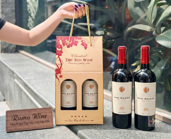 Quà tặng rượu vang giá rẻ San Rozas