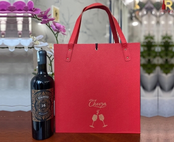 Bộ quà tặng tết vang Tolucci 16 kèm ly vang