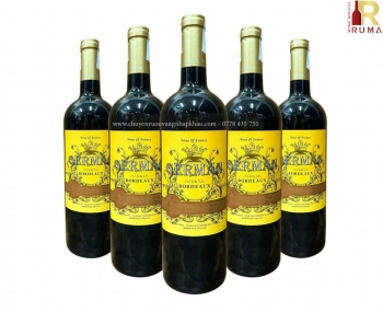 Rượu vang Pháp German UG Bordeaux Syrah (nhãn vàng)