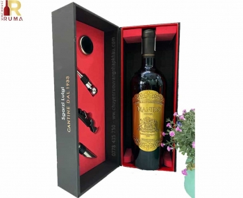 Quà tặng hộp 1 chai rượu vang Chile Nando Reserva kèm phụ kiện