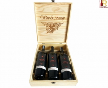 Quà tặng cao cấp 3 chai rượu vang Ý Capello Rosso