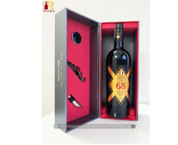 Set quà tặng sang trọng vang Ý 68