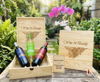 Quà tặng cao cấp 3 chai vang Chile PrisCilla