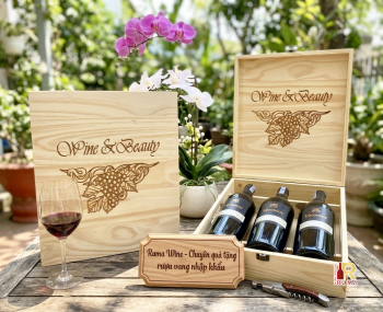 Quà tặng cao cấp 3 chai vang Ý Veronica Semi