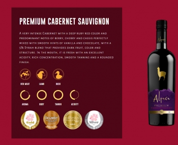 Rượu vang Chile Alpaca Cab Sau Premium 750ml