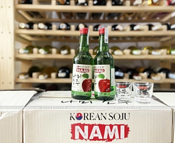 Rượu Soju Hàn Quốc Nami hương vị táo 360ml