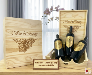 Quà tặng cao cấp 3 chai rượu vang Ý Di Matteo