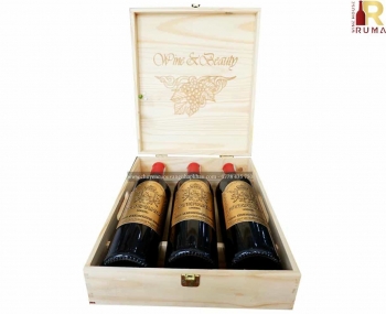Quà tặng cao cấp 3 chai rượu vang Ý Stefano