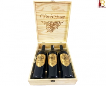 Quà tặng cao cấp 3 chai rượu vang Ý Di Matteo