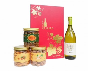 Hộp quà tặng tết rượu vang Chile Iris Chardonnay