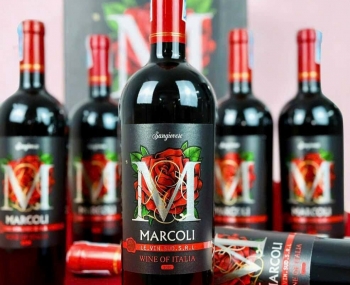 Rượu vang Ý Marcoli hoa hồng