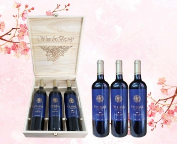 Quà tặng cao cấp 3 chai vang Chile De Lima