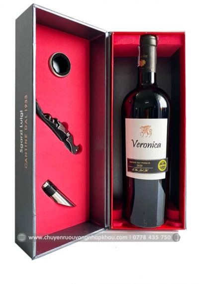 Quà tặng sang trọng vang Ý Veronica Rosso