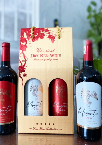 Quà tặng rượu vang giá rẻ Mosanto