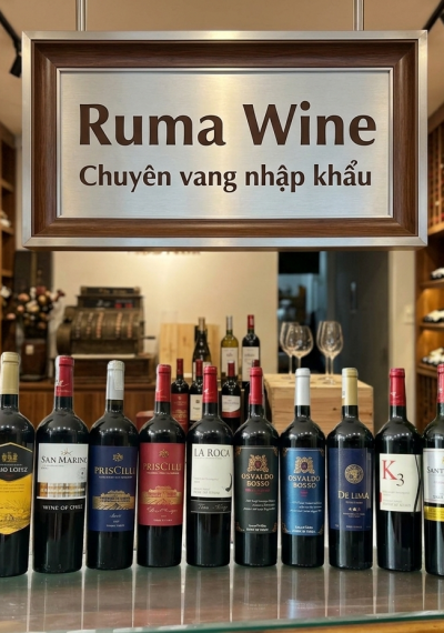 Rượu vang đỏ Chile nhập khẩu chính hãng