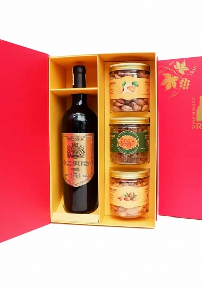 Hộp quà tặng tết rượu vang Ý Gianluca