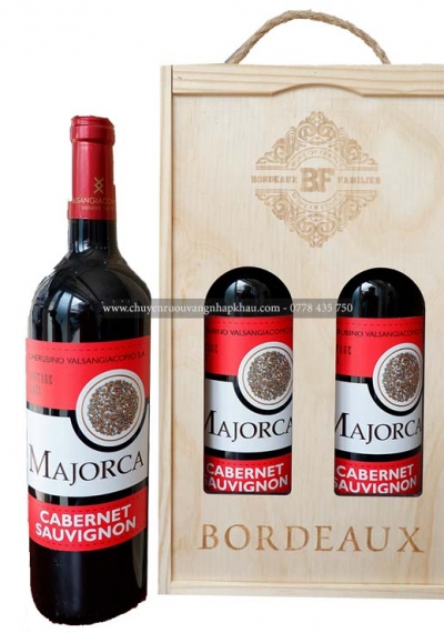 Quà tặng cao cấp 2 chai vang Tây Ban Nha Majorca