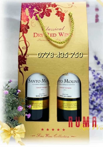 Quà tặng rượu vang giá rẻ Santo Molina