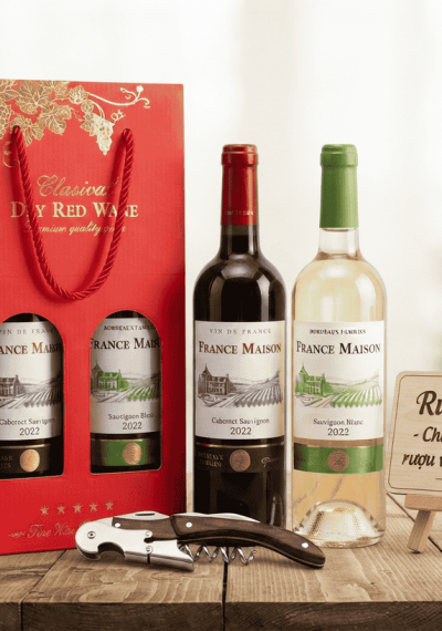 Quà tặng doanh nghiệp giá rẻ vang France Maison