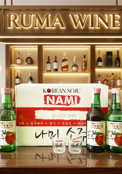 Rượu Soju Hàn Quốc Nami hương vị đào 360ml