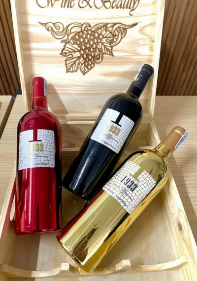 Quà tặng cao cấp 3 chai vang Ý 1933