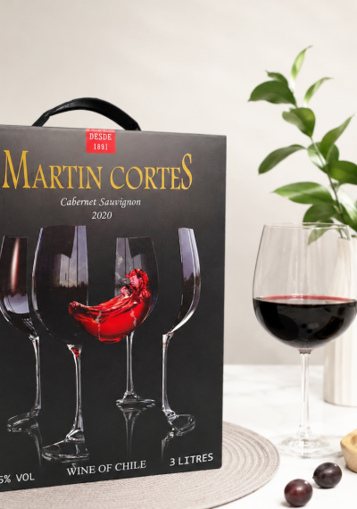Rượu vang bịch Chile Martin Cortes 3 lít