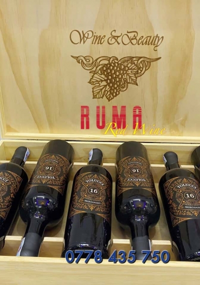 Quà tặng cao cấp 6 chai vang Ý Tolucci 16