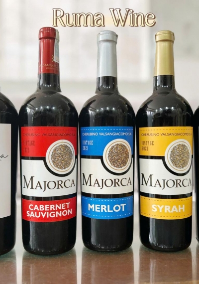 Rượu vang đỏ Tây Ban Nha nhập khẩu