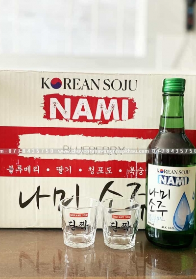 Rượu Soju Hàn Quốc Nami vị nguyên bản 360ml