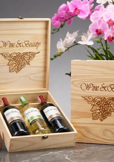 Quà tặng cao cấp 3 chai vang Chile San Marino