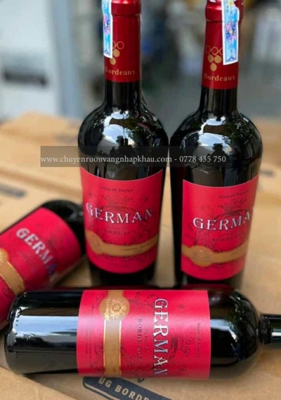 Rượu vang Pháp German UG Bordeaux Cabernet Sauvignon (nhãn đỏ)