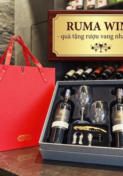 Quà tặng rượu vang tết Veronica Semi
