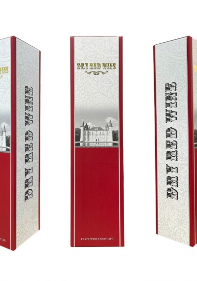 Hộp giấy đựng 1 chai rượu vang làm quà tặng