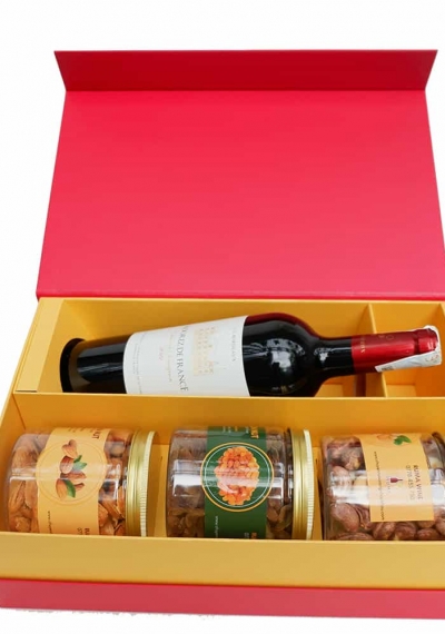 Hộp quà tặng tết rượu vang Pháp Adorez De France