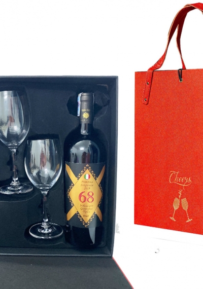 Bộ quà tặng rượu vang tết 68