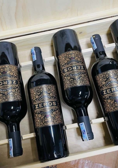 Quà tặng cao cấp 6 chai vang Ý Zeros