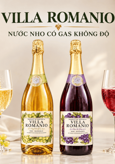 Nước nho sủi bọt Villa Romanio Úc