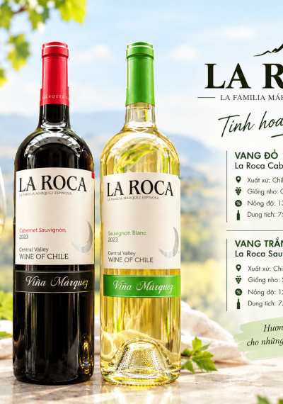 Rượu vang Chile La Roca nhập khẩu