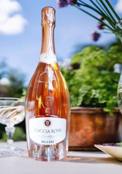 Vang sủi tăm Ý Piccini Goccia Rosa (Rose Sparkling)