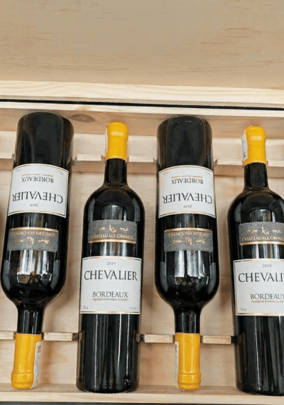 Quà tặng cao cấp 6 chai vang Pháp Chevalier