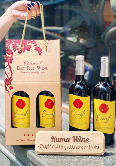 Quà tặng rượu vang giá rẻ Úc Encaste