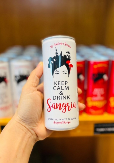 Rượu sparkling Sangria trắng Bodegas Verduguez 250ml