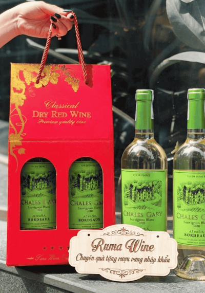 Quà tặng doanh nghiệp giá rẻ vang Chales Gary